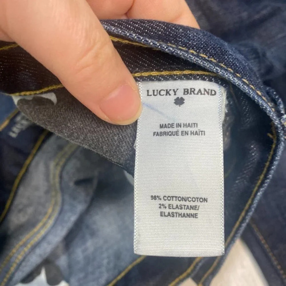 Lucky Brand Men's 38x32 363 Straight Fit Jeans Dark Wash Stretch Denim - Picture 6 of 8